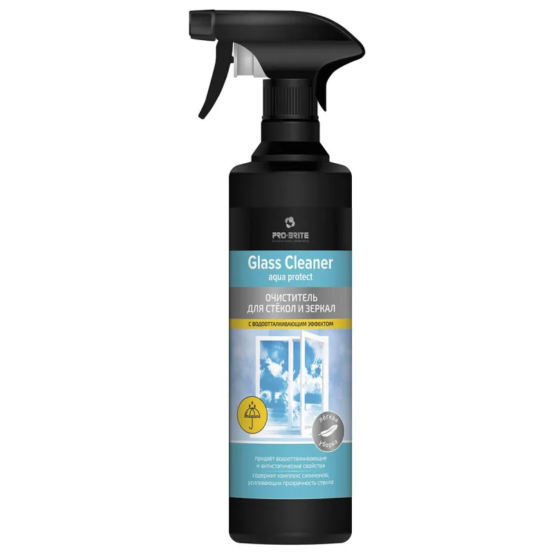 Средство для стекол и зеркал Pro-BriteGlassCleanerAquaProtect очист0,5л т/р 1511561