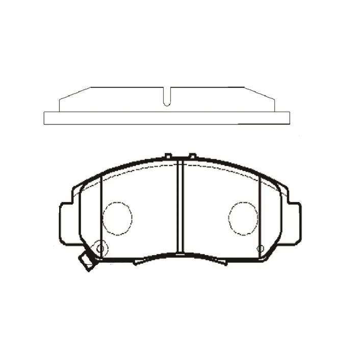 Колодки тормозные HONDA Accord 2012 ~ / Civic 2012 ~ / Odyssey 2002 CTR GK0381