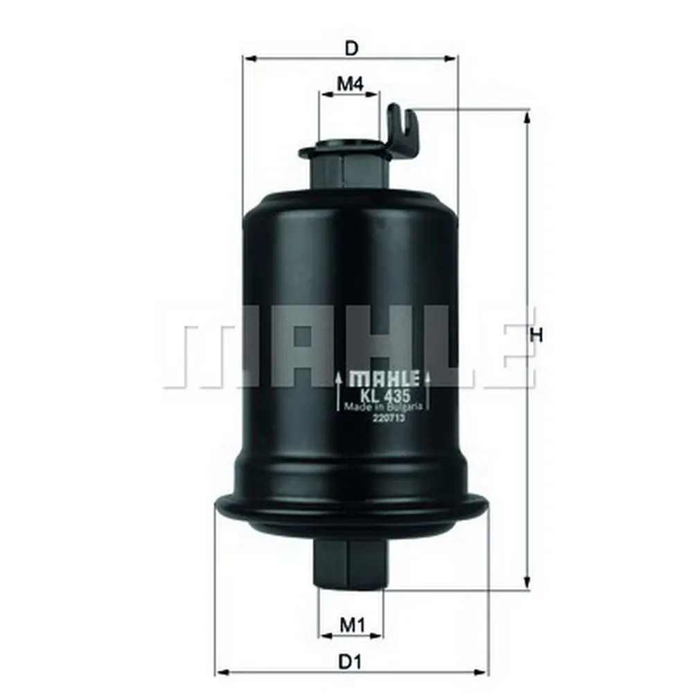 Фильтр топливный TOYOTA Avensis I 97-00 KNECHT/MAHLE KL435