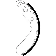 Колодки тормозные барабанные задн DAIHATSU CHARADE 1.0 03-, CUORE VII 0.70.7 4WD0.7 Turbo Avy 4WD1.0 03-, CUORE VIII 1.0 07-