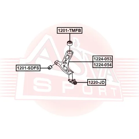 Рычаг ASVA 1224054