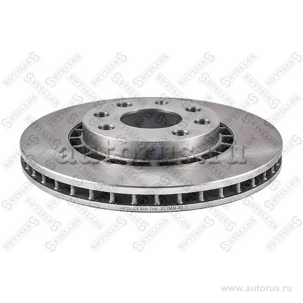 Диск тормозной передний OPEL ASTRA/ASCONA/KADETT 1.4-2.0D 87> STELLOX 60203613V_SX