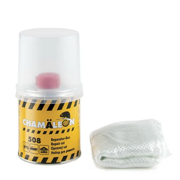 Комплект для ремонта кузовных деталей полиэфирная смола + отвердитель + стеклоткань, для заполнения Chamaleon 15080