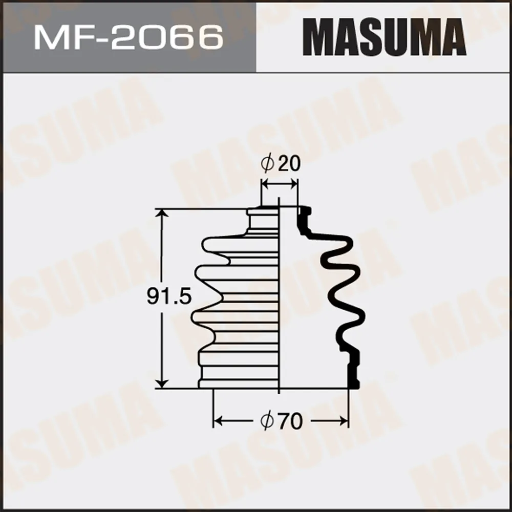 Пыльник ШРУСа MASUMA MF-2066 MASUMA MF2066