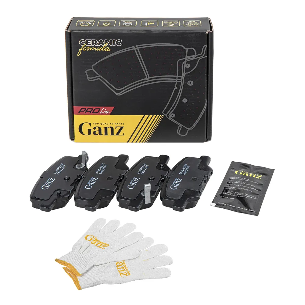 Колодки тормозные задние PRO-Line Ceramic для CITROEN C4/MAZDA 6 III/MITSUBISHI Outlander III GANZ GIJ07055C