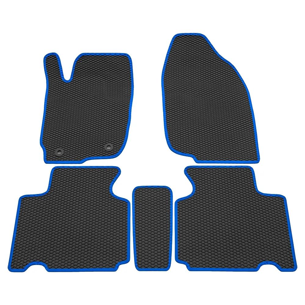 Коврики в салон EVA Ромб Toyota RAV 4 (13-19) Синий кант Rezkon 9034035203