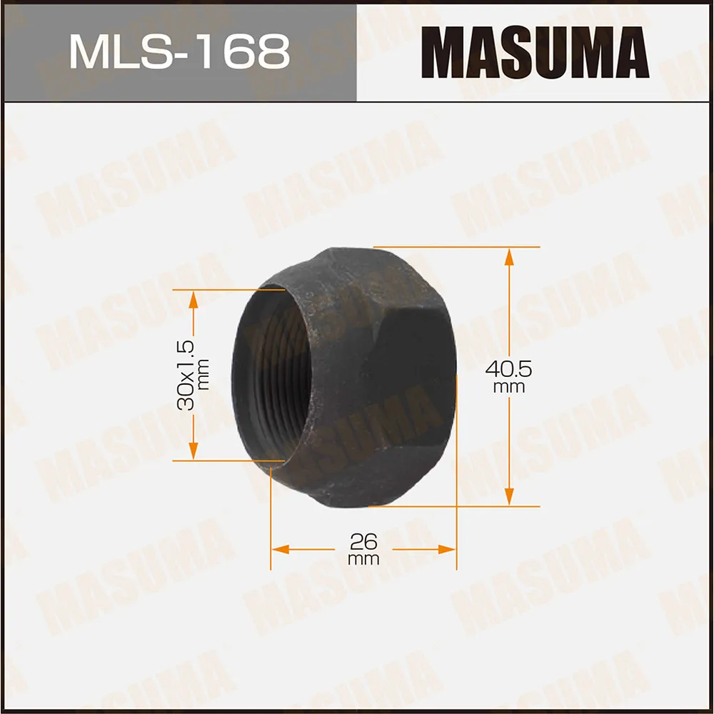 Гайка колесная для грузовика MASUMA MLS-168