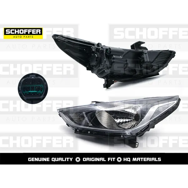 Фара левая Hyundai Solaris (II 2017-2020) SCHOFFER SHF12030
