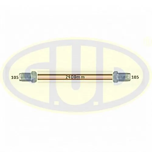 ТРУБКА ТОРМОЗНАЯ WP-014 L2400MM МЕДНАЯ G.U.D 1051052400