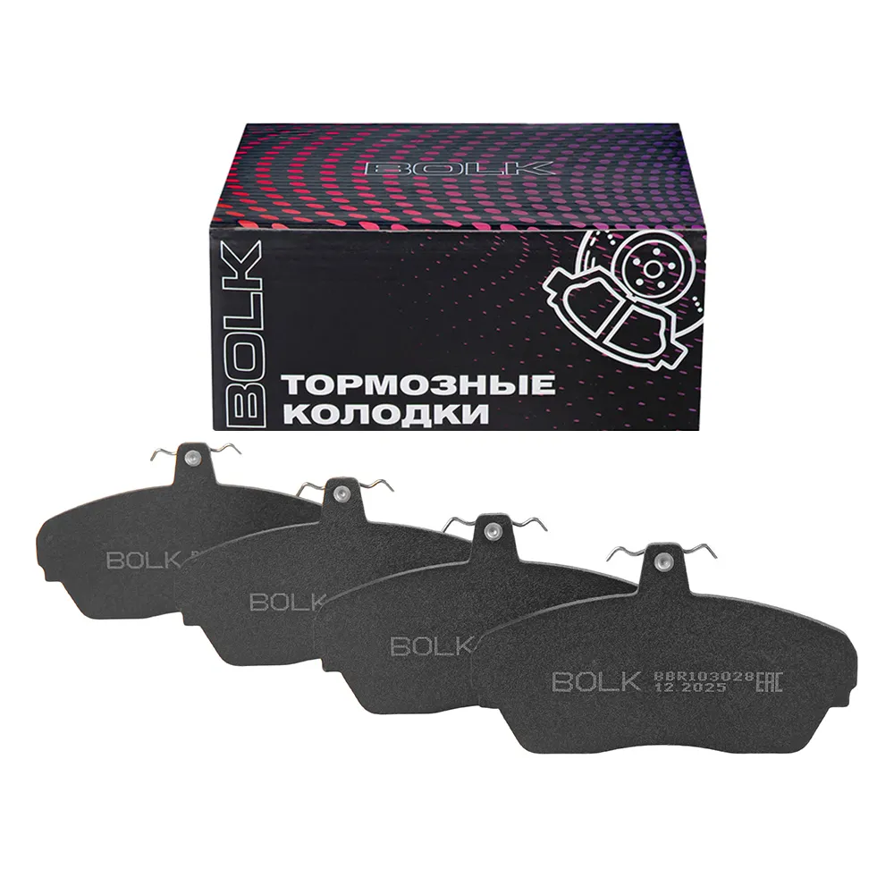 Колодки тормозные передние ГАЗ 2752 2217 3302 3110-31105 BOLK BBR103028