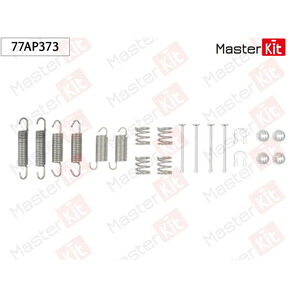 Комплект установочный барабанных колодок Nissan PATROL GR IV (Y60, GR) 1986 - 1998 MASTERKIT 77AP373