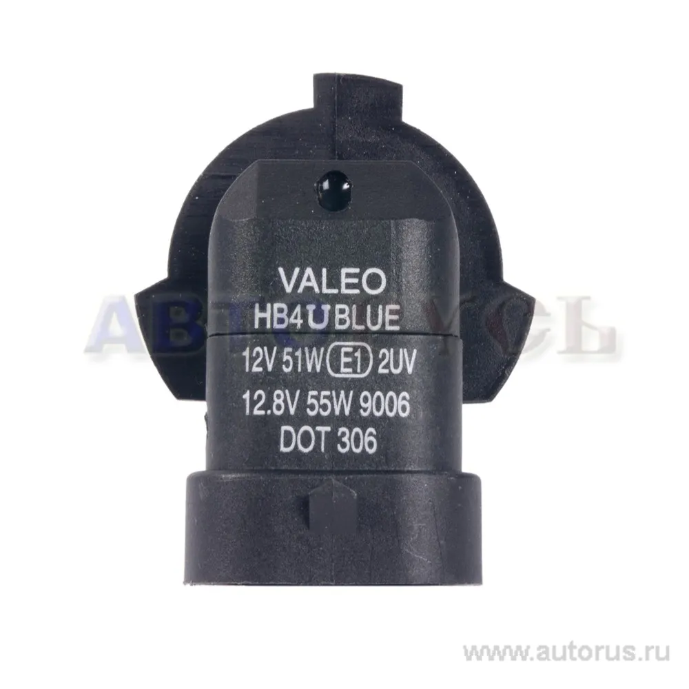 Лампа 12V HB4/9006 55W P22d VALEO Blue Effect 1 шт. картон 032529