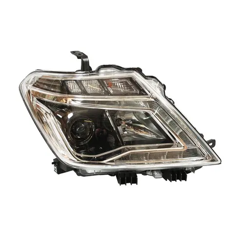 Фара правая под ксенон, с диодной вставкой внутри черная PATROL 2014- Eagle eyes DS742B9W1RBHD2S