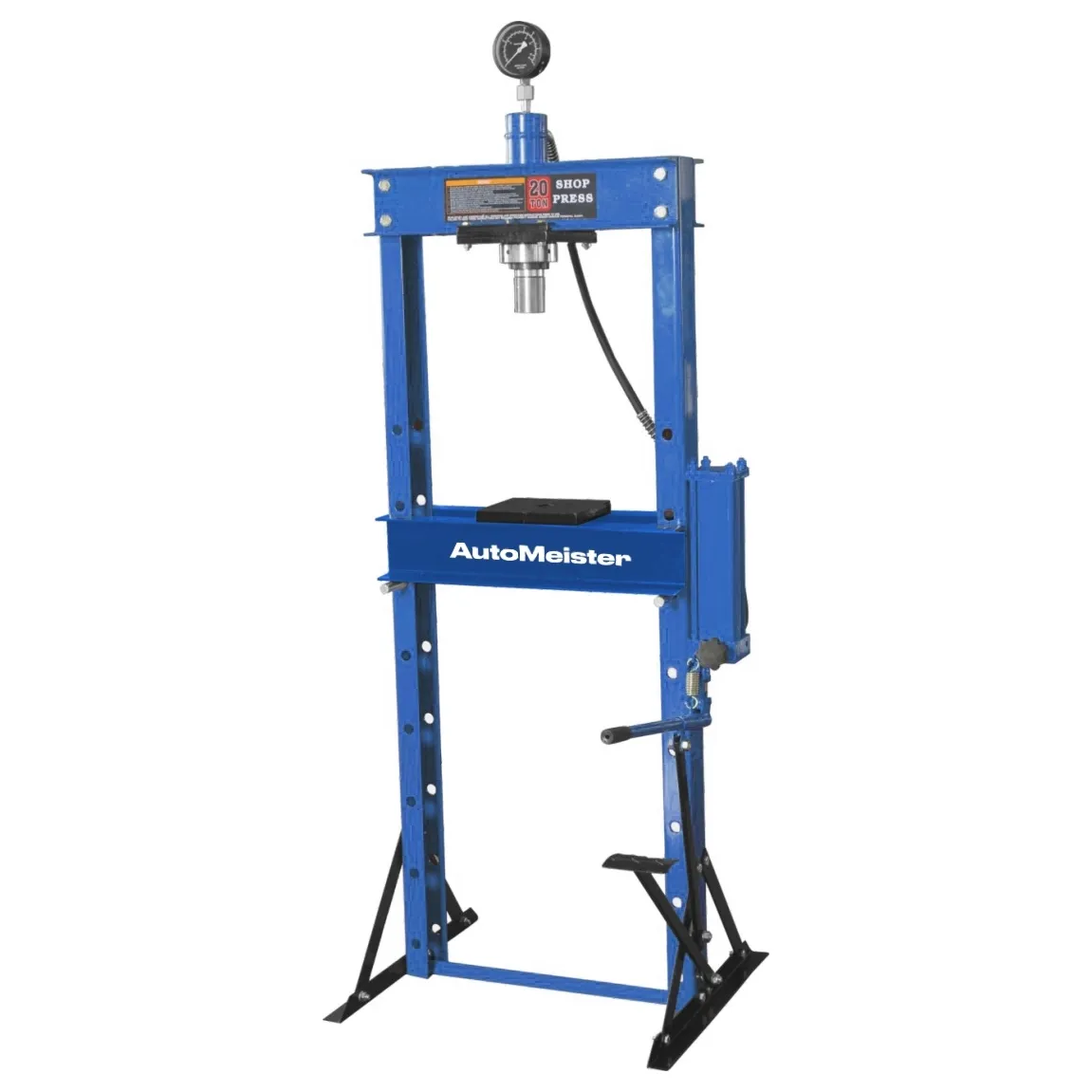 Пресс гидравлический 20 тонн, ножной и ручной привод AutoMeister 70763