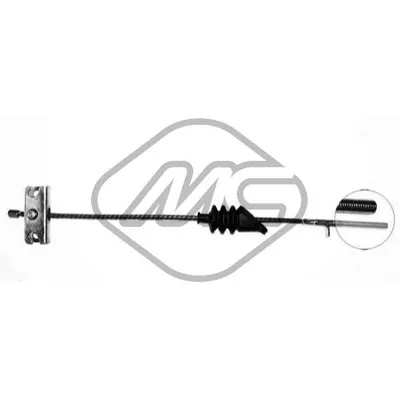 Трос ручника 145 ALL ANT.-FRONT Metalcaucho 81278