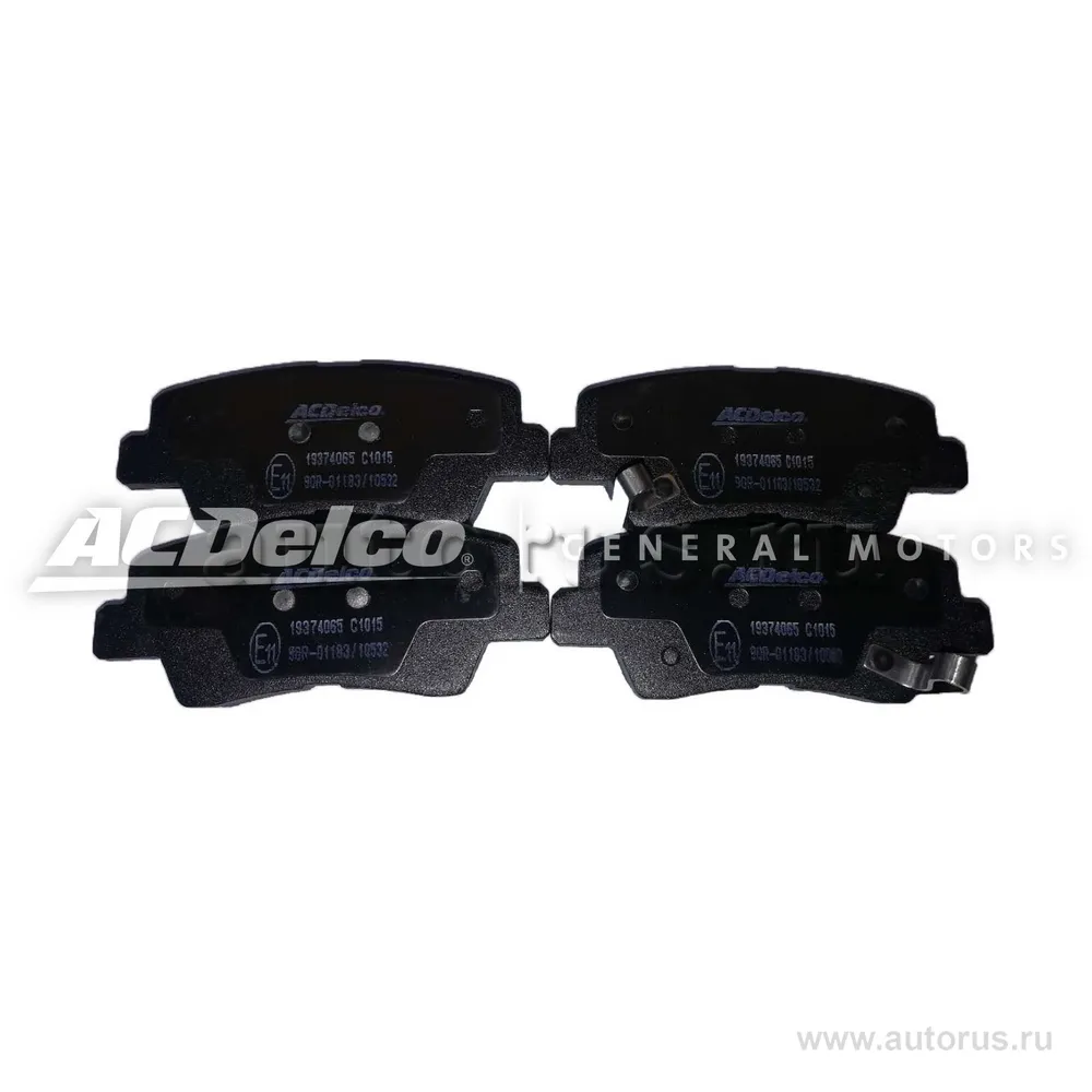 Колодки задние ACDelco 19374065