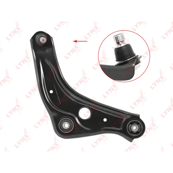 Рычаг передний R NISSAN Qashqai(J11) 1.2-2.0 13> LYNXauto C5675R
