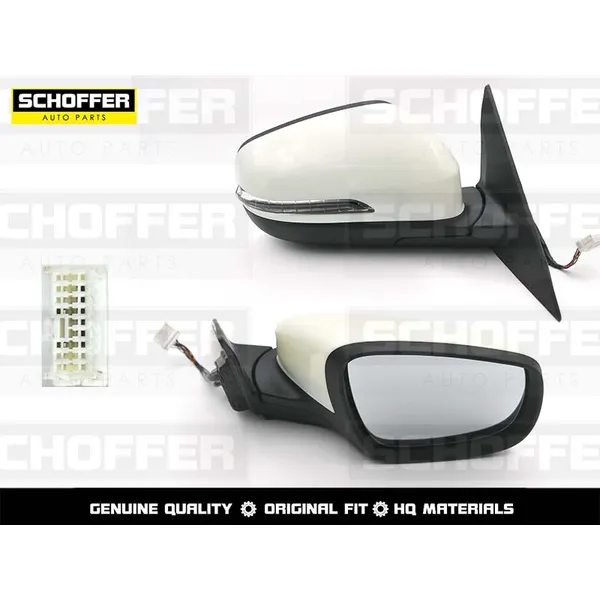 Зеркало правое Chery Tiggo 8 Pro (2021-н.в.)/7 Pro 19- 8 конт./обогр./склад./регул. SCHOFFER SHF13062