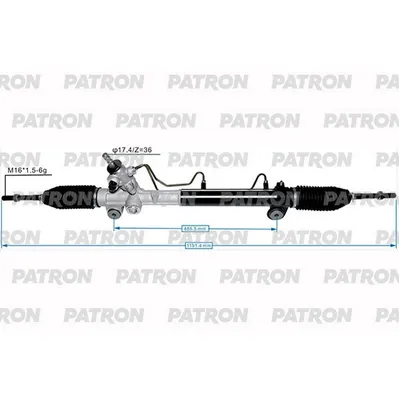 Рейка рулевая TOYOTA SIENNA (L2) 03-09 PATRON PSG1043