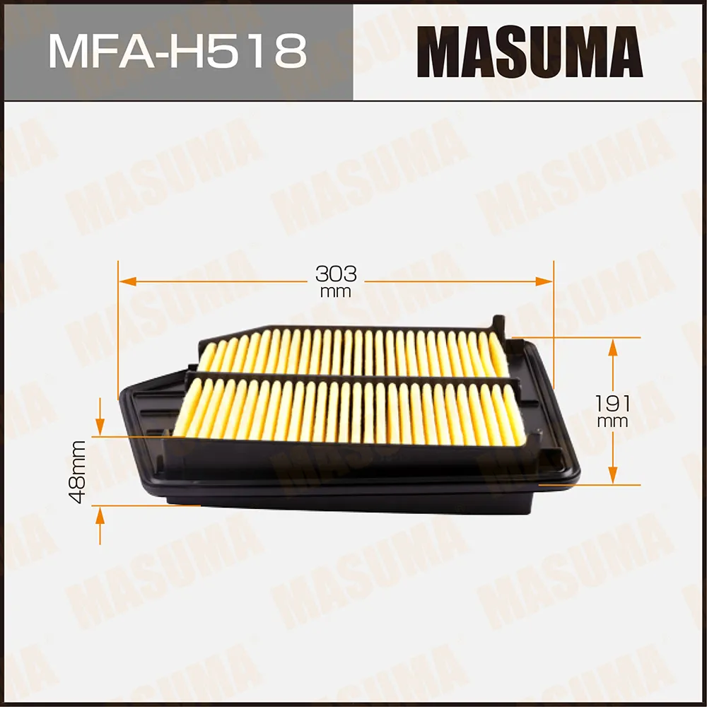 Фильтр воздушный HONDA ACCORD MASUMA MFA-H518