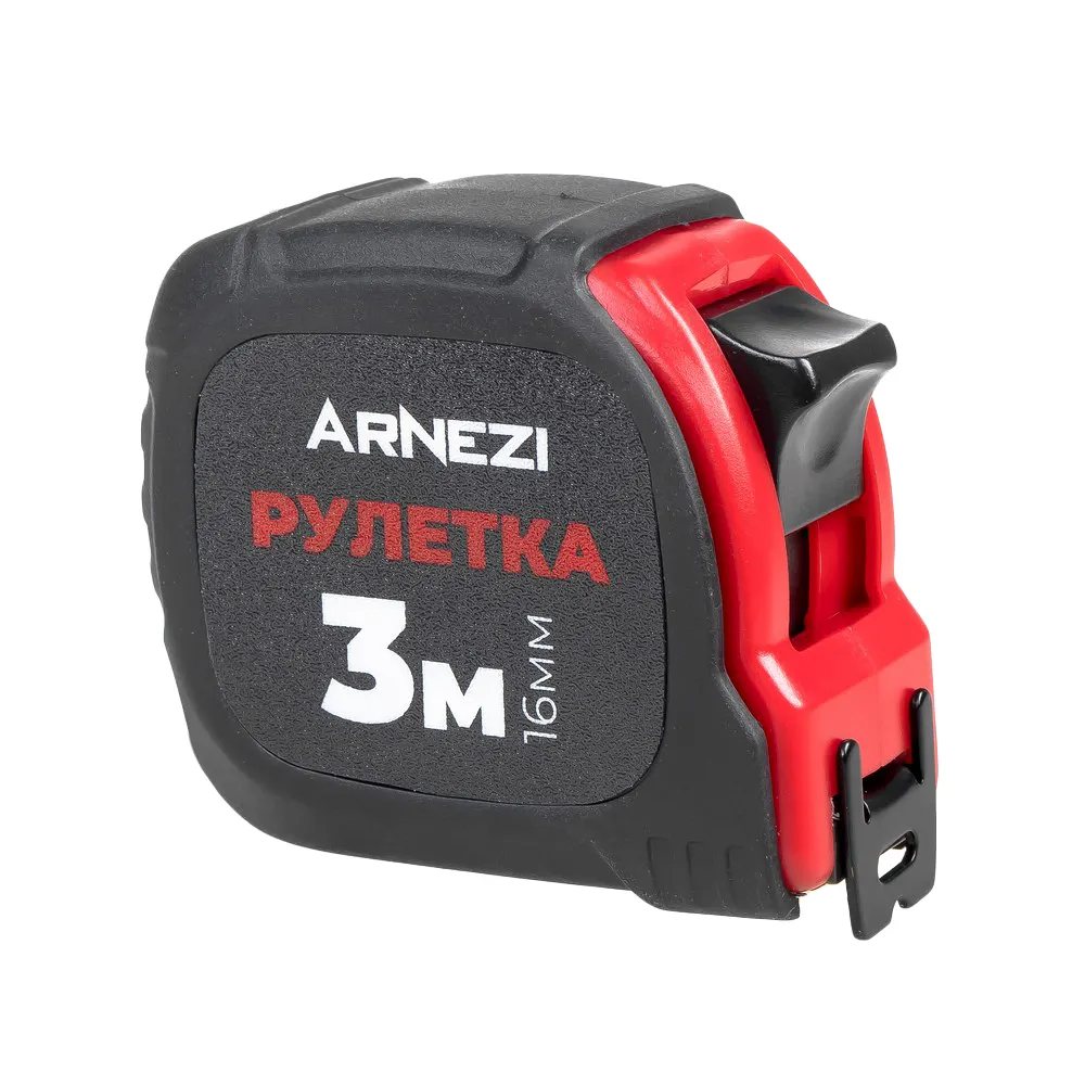 Рулетка Master 3м х 16мм с двойным зацепом Arnezi R6200020