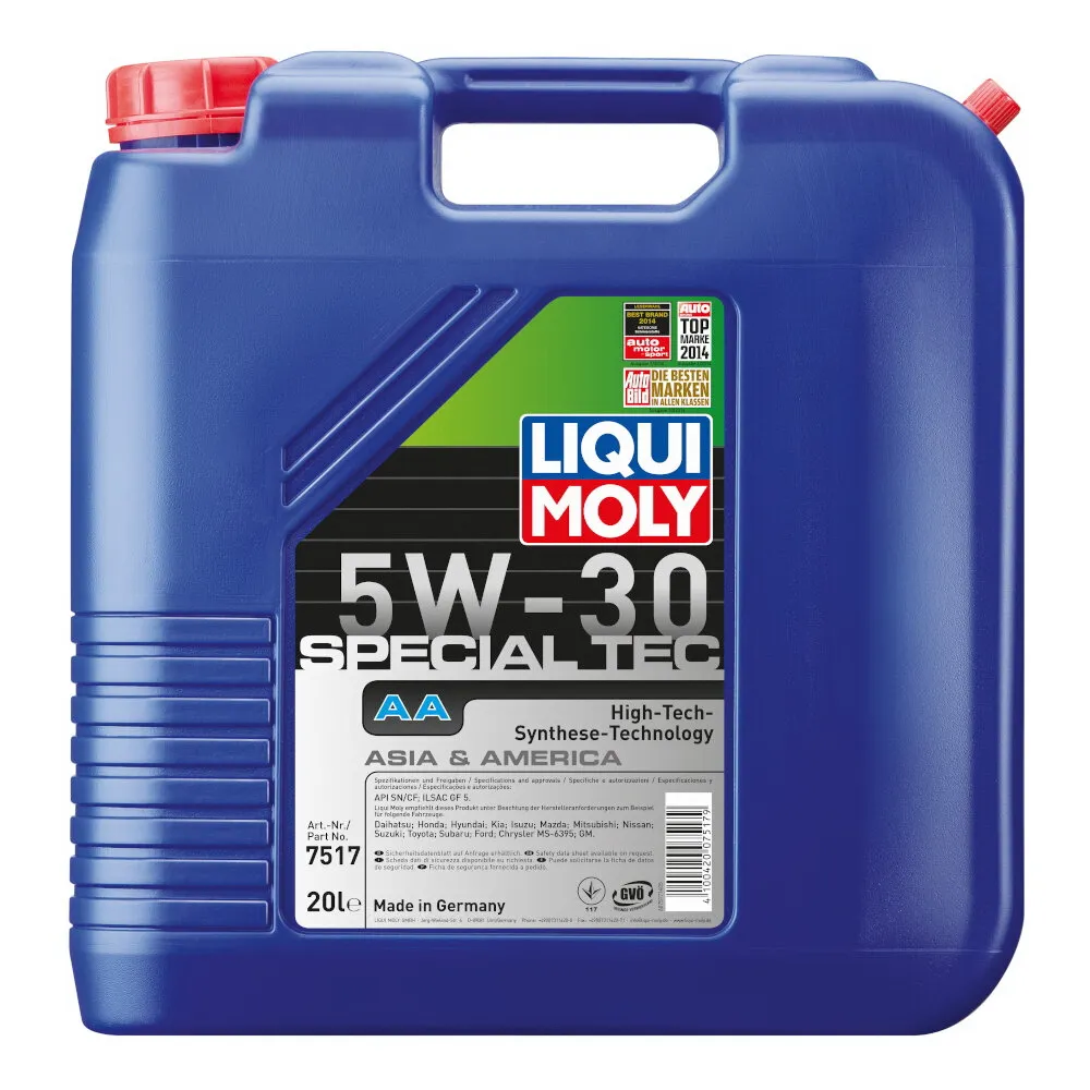 Масло моторное Special Tec AA 5W-30 SP GF-6A (20л) LIQUI MOLY 7517