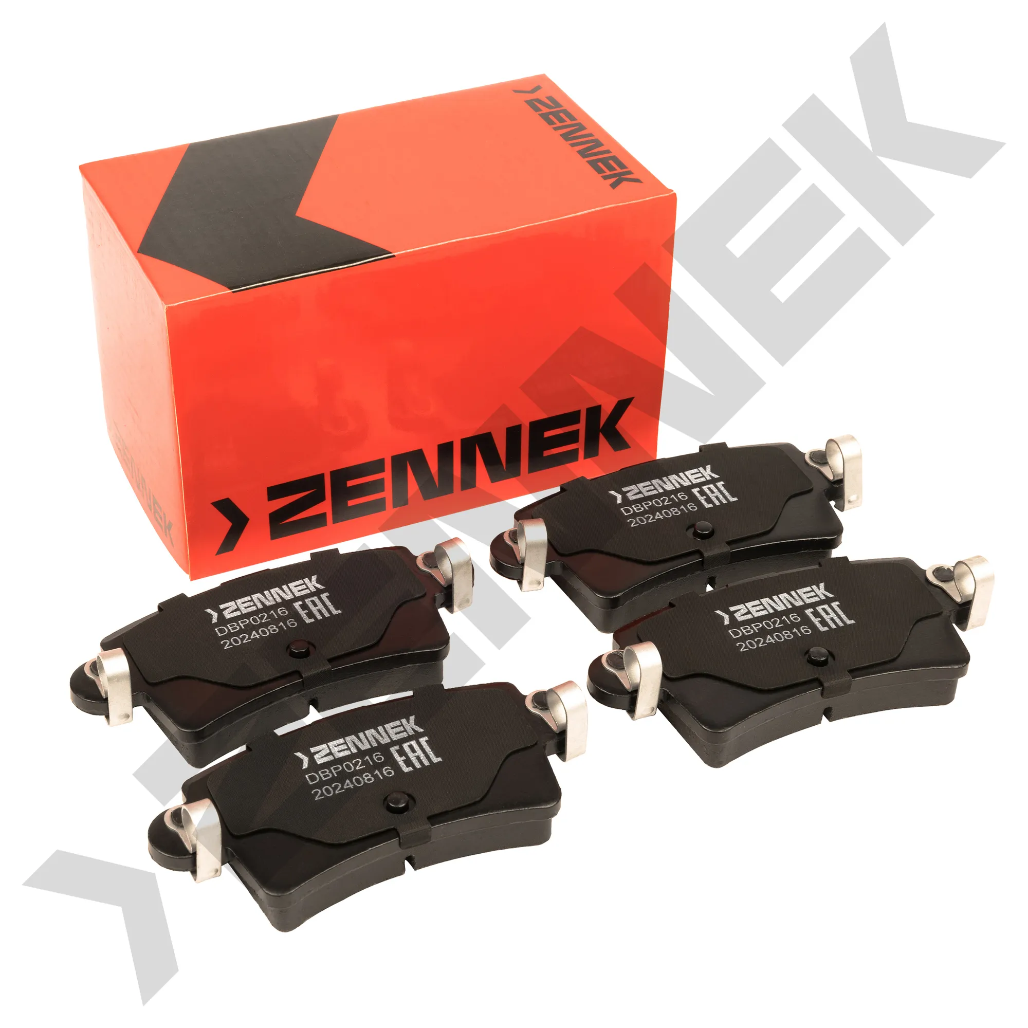 Колодки тормозные дисковые задние RENAULT MASTER 98-, INTERSTAR 02- ZENNEK DBP0216