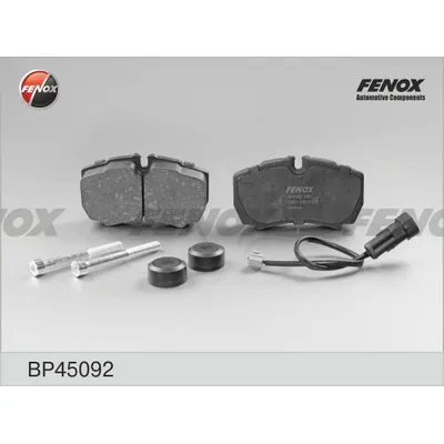 Колодки тормозные дисковые IVECO DAILY II/III 02-/06- BREMBO SYST. FENOX BP45092