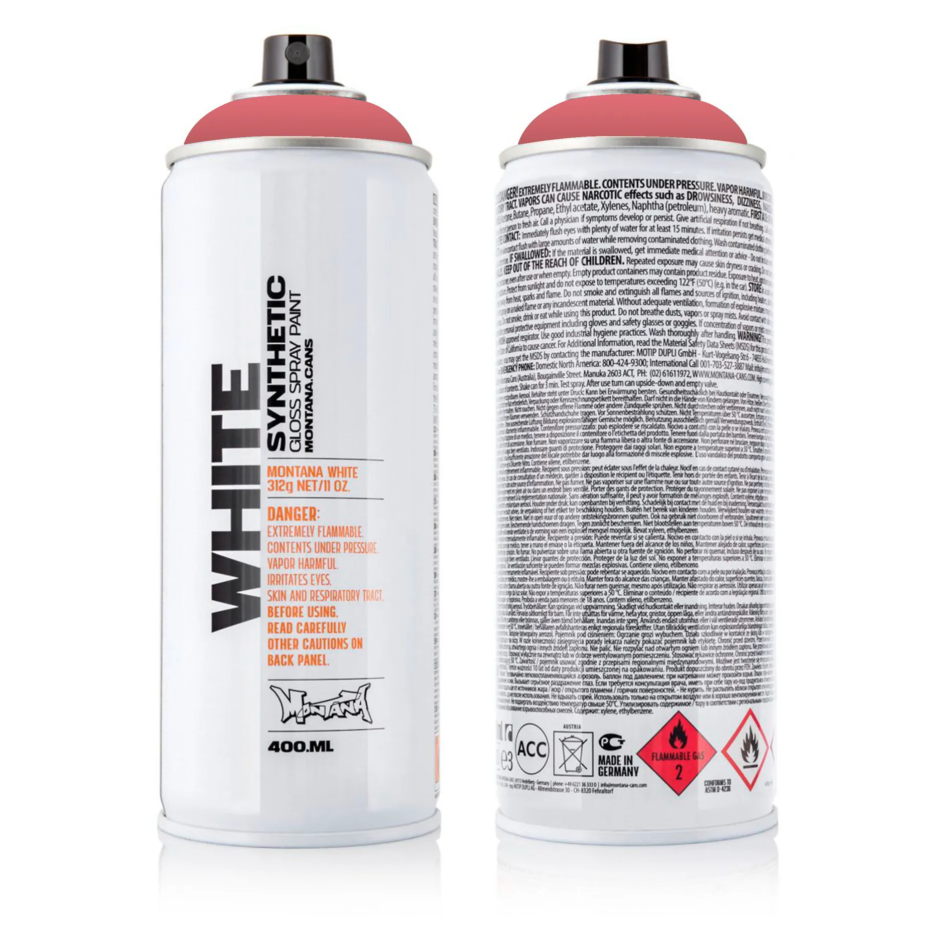Краска WHITE розовый лотус MONTANA CANS 3350 WHT