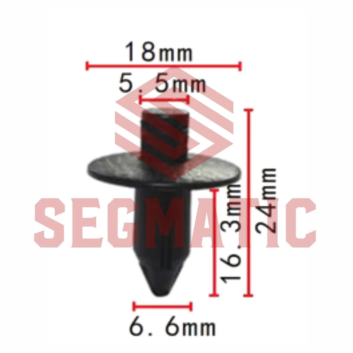 Клипса пластмассовая MITSUBISHI SEGMATIC SG70203463