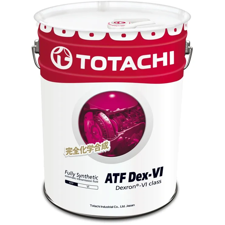 Масло трансмиссионное TOTACHI ATF Dex- VI синтетическое 20 л 4589904521485