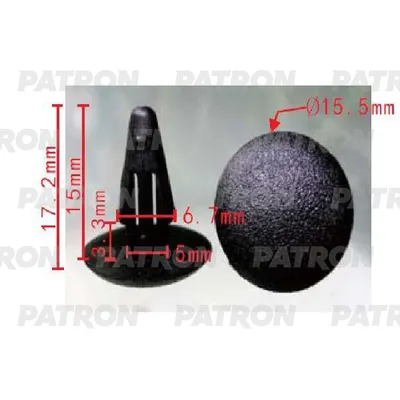 Клипса пластмассовая Infiniti,Lexus,Mitsubishi,Nissan,Toyota применяемо PATRON P371726