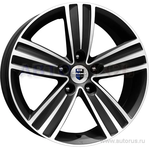 Диск литой R17 7.5J 5x114.3/66.1 ET45 КИК да Винчи алмаз мэт 11537