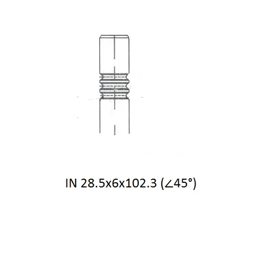 Клапан ДВС ZIKMAR Z17548R