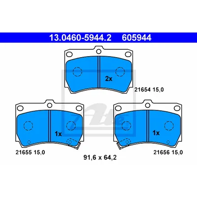 Колодки торм.пер. Kia Rio, Mazda 323 F