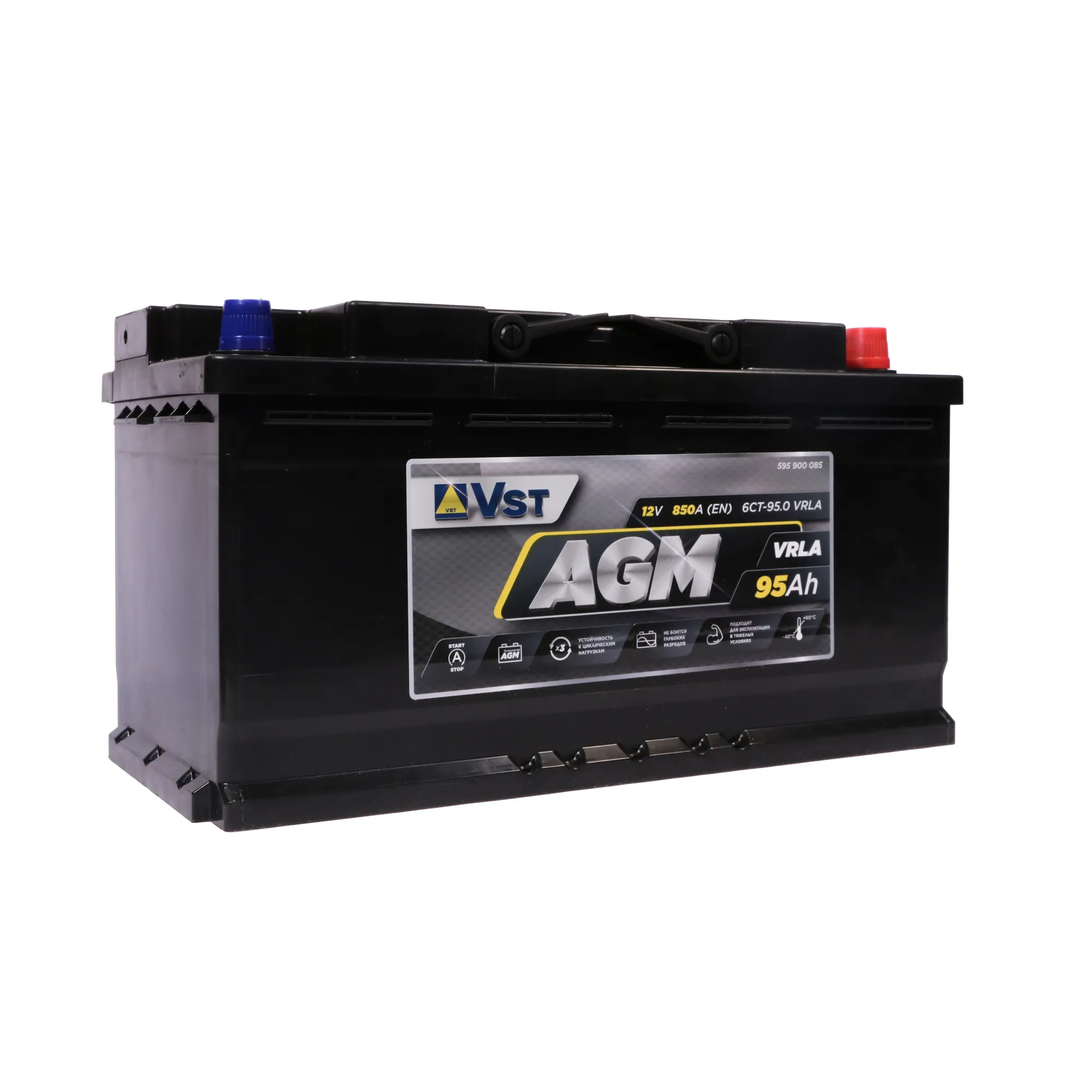 Аккумулятор VST AGM Stop&Go 95 А/ч обратный R+ 353x175x190 L5 EN 850 А