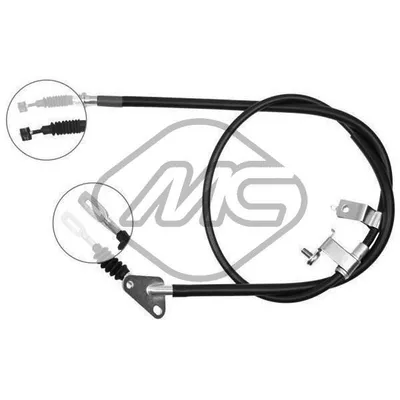 Трос ручника MAZ 323 BA 4/5DOOR ALL DX-RH Metalcaucho 82220