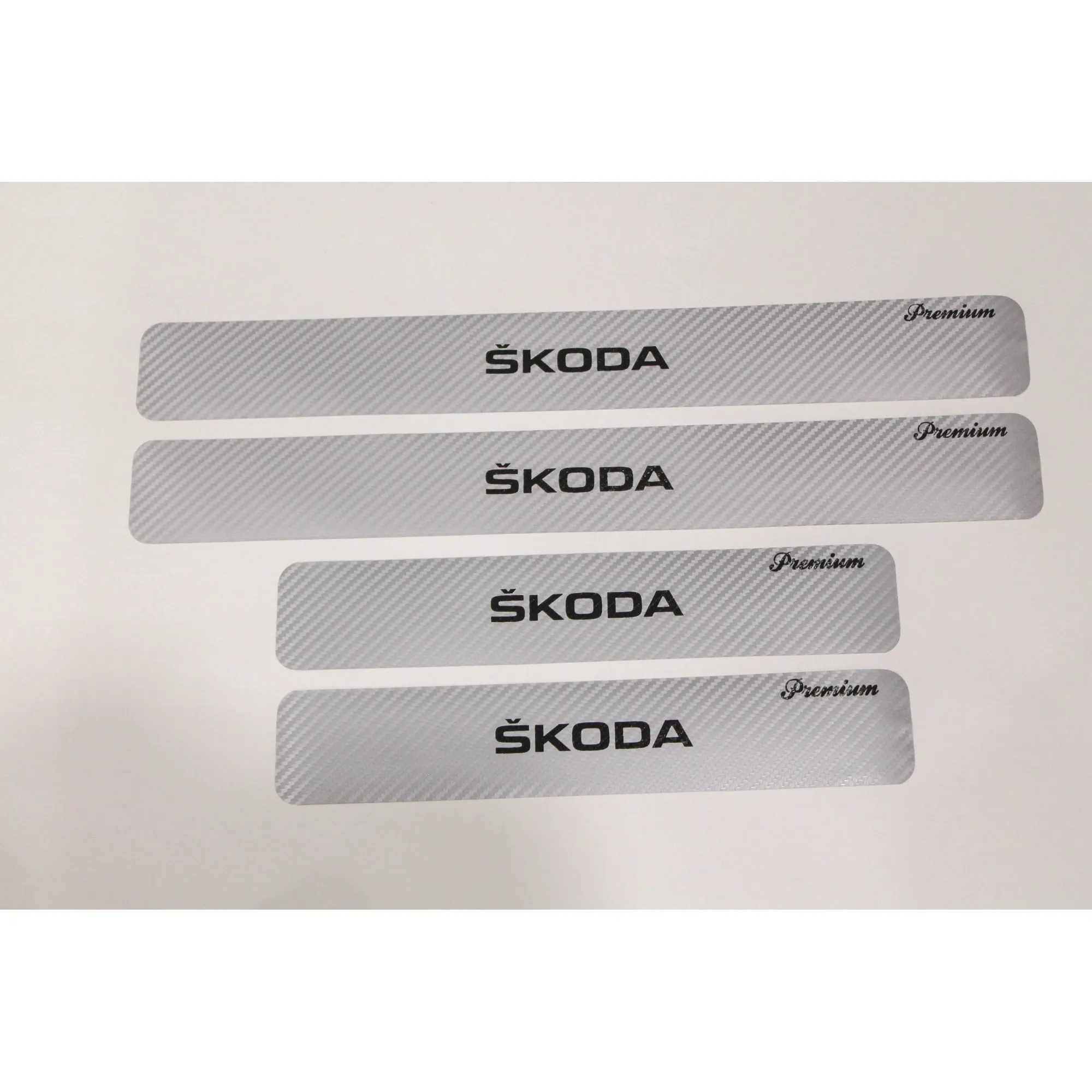 Наклейки на пороги SKODA Пленка GRAY ЛАДЬЯ 555.19.191(st.gr)