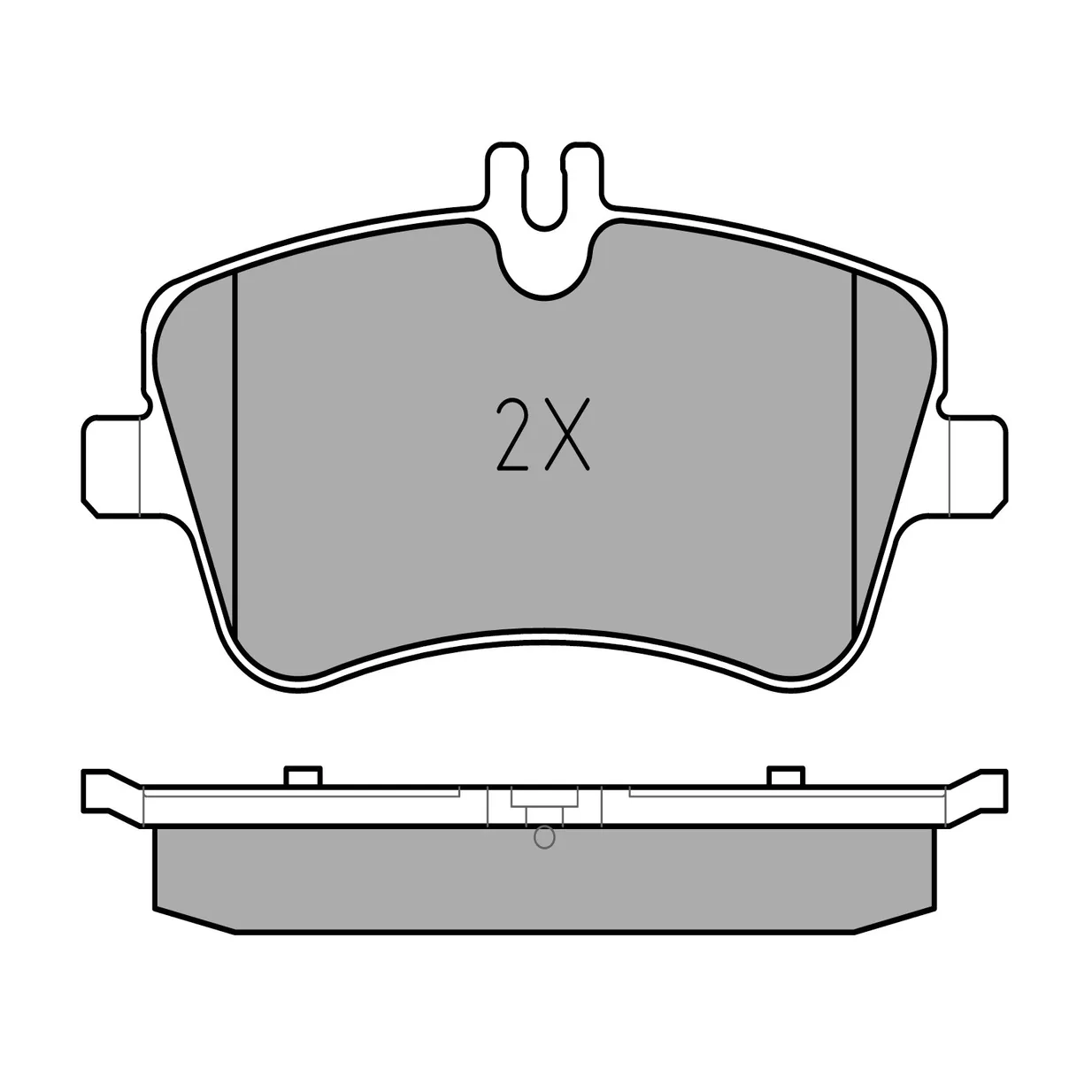 Колодки торм.пер. (wva 23144 19,3 mm.)