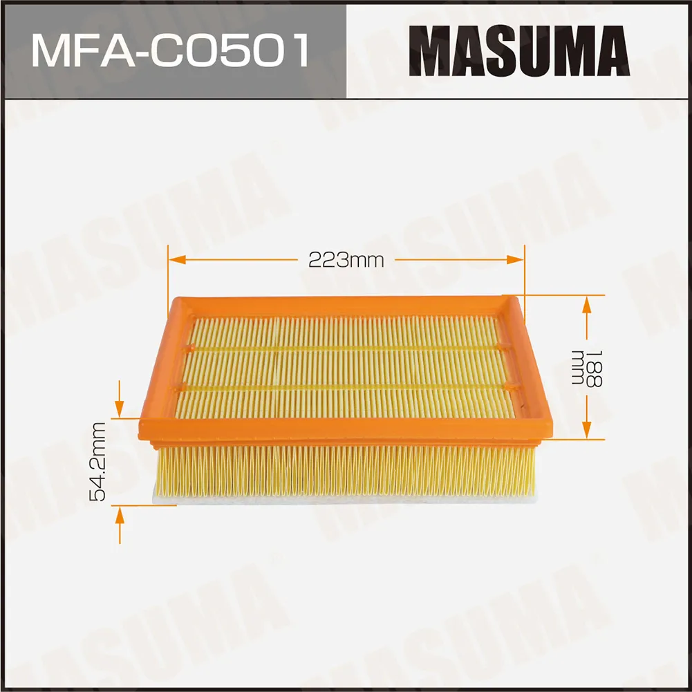 Воздушный фильтр MASUMA MFAC0501