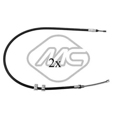 Трос ручника SMA FORTWO ALL COUP?-CABRIO DX/SX-RH/LH Metalcaucho 81023