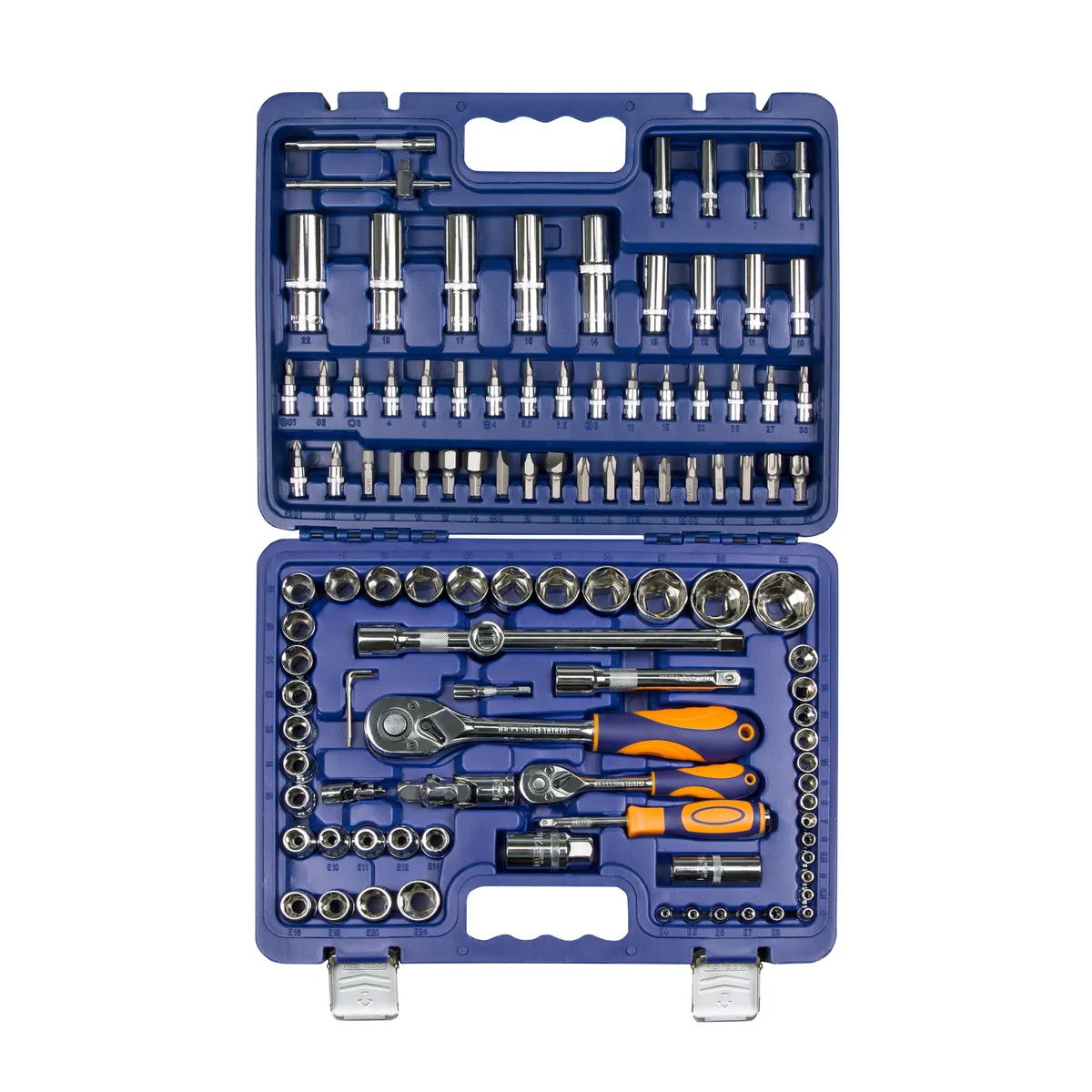 Набор инструмента 1/2Dr и 1/4Dr 108 пр, HELFER HELFER HF000012