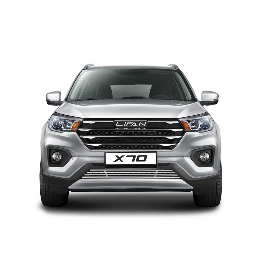 Решетка бампера d10 Rival Lifan X70 I 2018-н.в., нерж. сталь, G.3305.001
