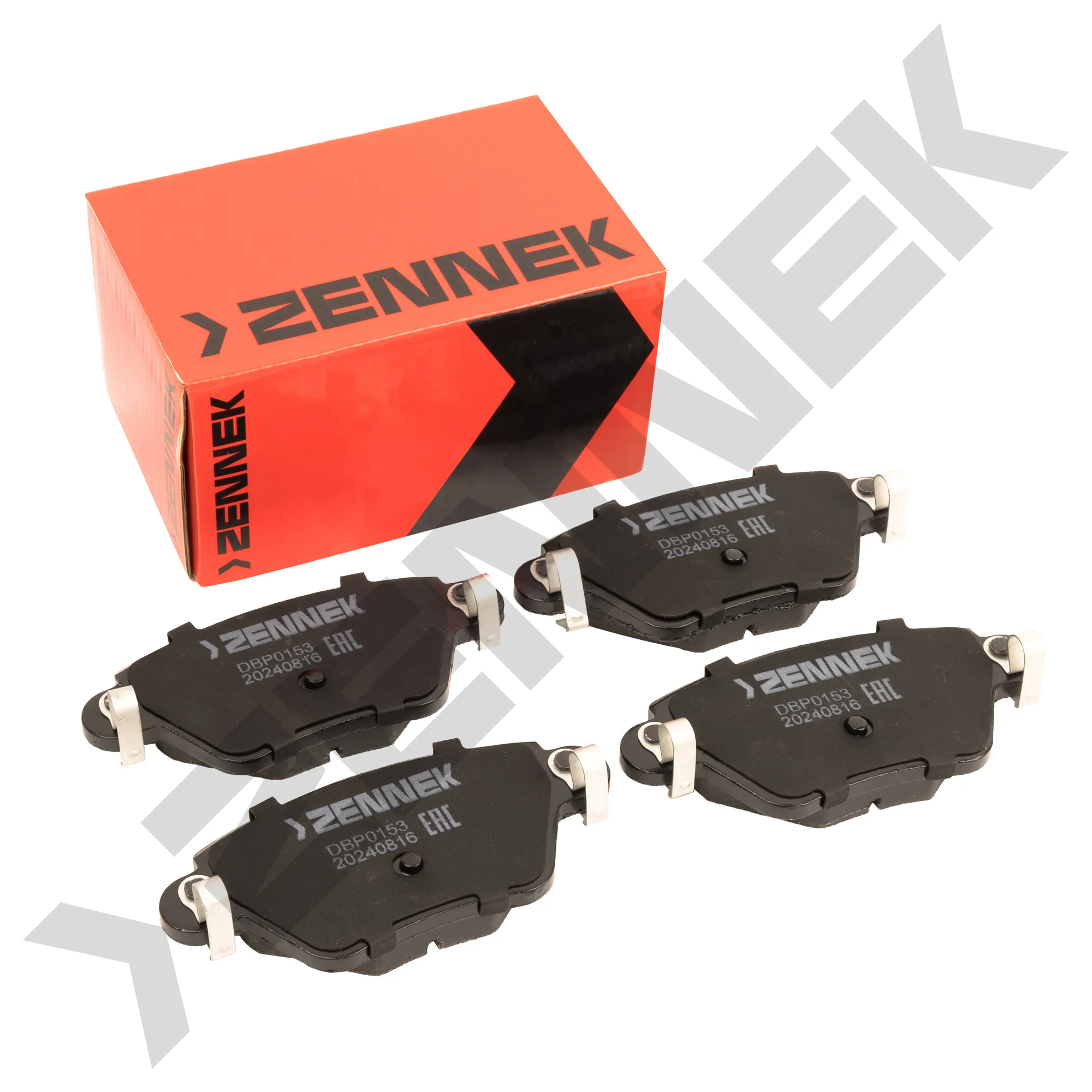 Колодки тормозные дисковые задние FORD MONDEO 00-07, RENAULT KANGOO 01 - ZENNEK DBP0153