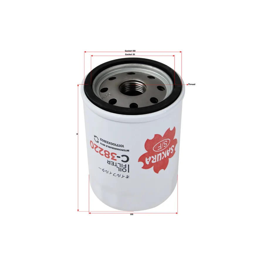 Масляный фильтр HAVAL JOLION (CC7150) 2020- SAKURA C38220