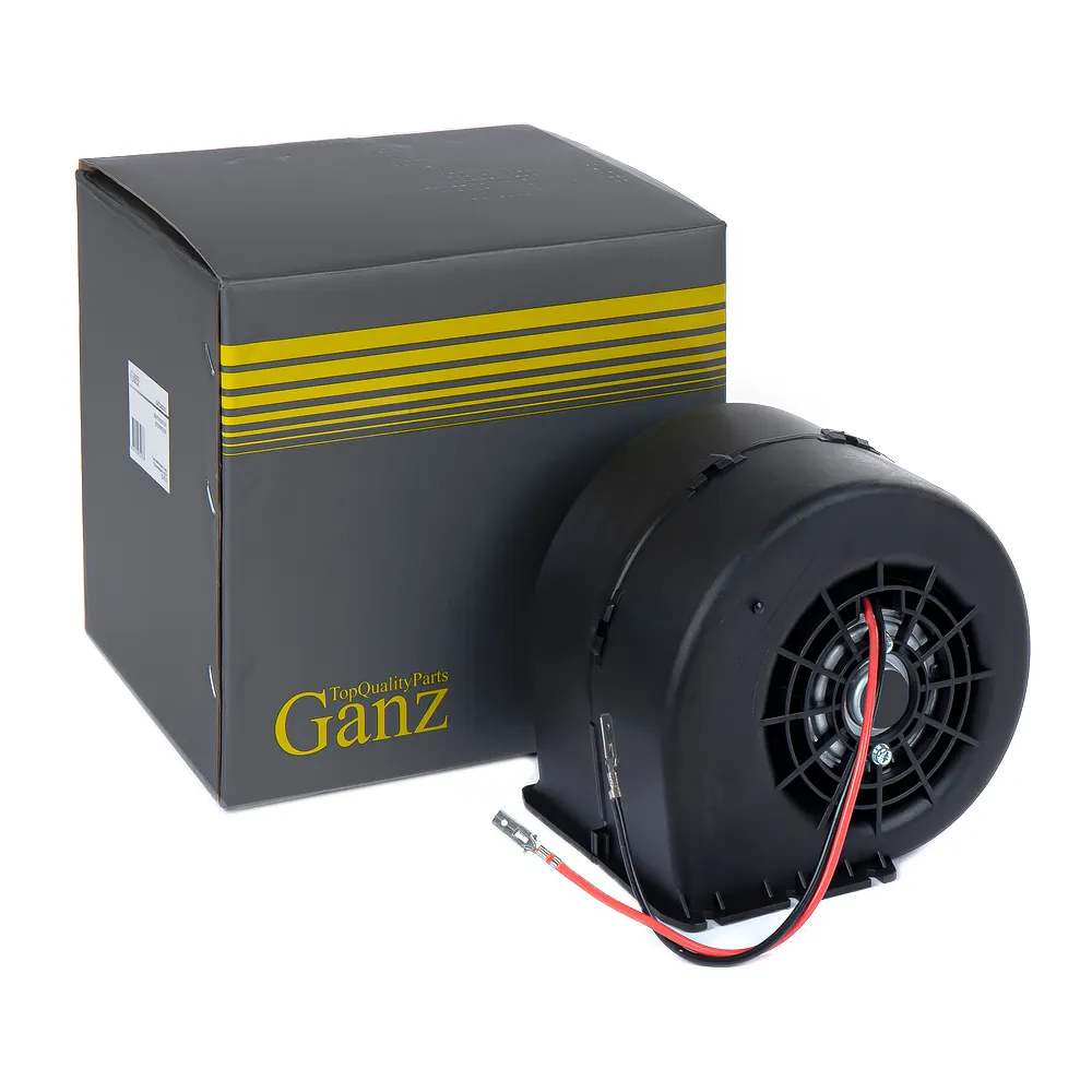 Вентилятор отопителя (моторчик) с кожухом для ГАЗ 3110 / 3302 (БИЗНЕС) GANZ GIC06210