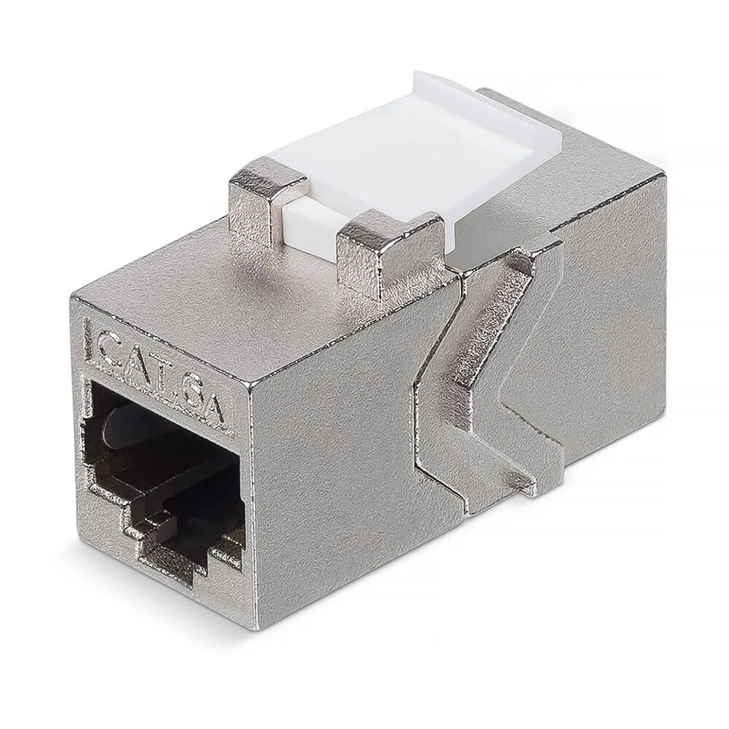 Адаптер проходной формата Keystone, Jack RJ-45(8P8C), FTP, CAT 6A PRO REXANT 02-0110