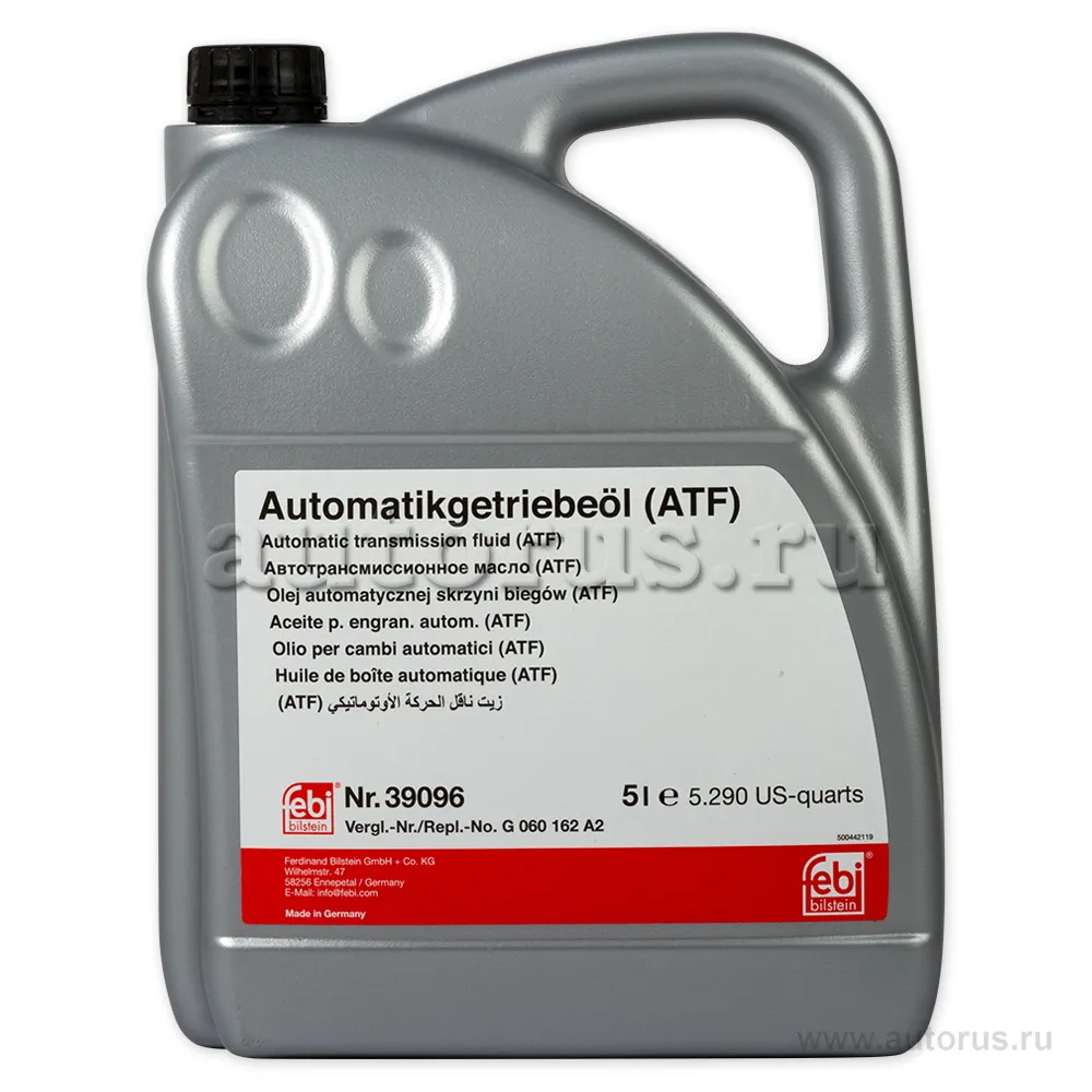 Масло трансмиссионное Febi ATF ZF зеленый 5 л 39096