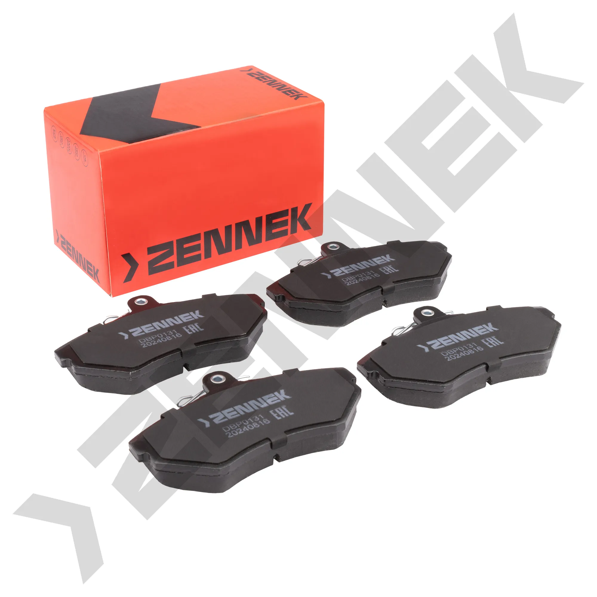 Колодки тормозные дисковые передние VW CADDY 95-04, GOLF 3/4 91-03 ZENNEK DBP0131