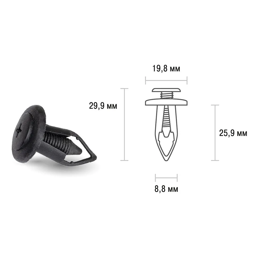 Клипса TOYOTA LAND CRUISER PRADO 180 для деталей кузова SKYWAY SKYWAY S05601180